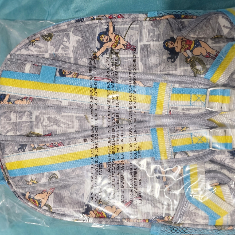 Wonder Woman Comic Print Backpack - Picture 2 of 2